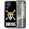 Cokitec Cover rinforzata per Samsung Galaxy S25 Ultra Manga One Piece con teschio