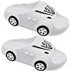 OrJana Sandali Auto Sportiva, Ciabatte Piscina Antiscivolo, Pantofole estive, Zoccoli Sabot impermeabili (slide white, Sistema Taglie Calzature EU, Bimbo (0-5 anni), Numero (range), Media, 25, 26)