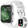 Lefitus Smartwatch Donna Uomo, 1.85" Orologio Smartwatch con Effettua/Risposta Chiamate, 100+Modalità Sportive Impermeabile IP68, Smart Watch con Monitoraggio del SpO2/Sonno/Contapassi per IOS/Android