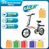 EVERCROSS TECH EK5 Bicicletta Elettrica，E-Bike da 250W per Adulti, Bicicletta Elettrica Pieghevole da 20-45Km, 15/20/25 KM/H, Ruote da 16'' - BLACK