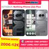 Nothing Versione globale del telefono Nulla (2a) Plus 6,7" 120Hz display AMOLED MTK Dimensity 7350 Pro 50MP fotocamera 5000mAh batteria 50W carica - 12GB+256GB Black