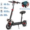 SUNNIGOO Scooter elettrico con sedile 800W Velocità massima 45-50 km/h Portata 35-55 km Pneumatici fuoristrada da 10 pollici Doppio scooter pieghevole con assorbimento degli urti - N3MAX 48V 13AH 800W