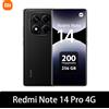 Xiaomi Redmi Note 14 Pro Nfc, Mediatek Helio G100-Ultra, fotocamera 200Mp, batteria 5500Mah, schermo 120Hz, caricabatterie non incluso - Purple Aurora