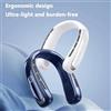 INSIS FEMME Ventilatore da collo portatile da 15000 mAh Display digitale intelligente USB ricaricabile per esterni Ventilatore da collo elettrico con raffreddamento silenzioso senza lama estivo - Light Blue