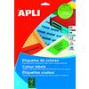 Apli Agipa - Busta etichette adesive bianche multiuso - 99,1 x 38,1 mm - Certificato FSC - 280 etichette