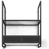 Elica OPEN SUITE BL/F/80 Cappa aspirante a parete Nero 526 m³/h