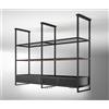 Elica OPEN SUITE SUPERIOR BL/F/160 Cappa aspirante a isola Nero 526 m³/h