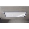 BARALDI - 01GEAF090SVWSL80 - CAPPA GEA FLAT cm. 90X60 - Inox/vetro Bianco spot light - 800 m3/h