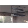 BARALDI - 01MENIS116BL90 - CAPPA MENSOLA ISOLA cm. 116X54 - Nera - 900 m3/h