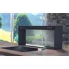BARALDI - 01STAIS090BL13 - CAPPA STATION ISOLA cm.90x60 - Nero - 700 m3/h