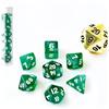 BESCON DICE Moonstone, set di mini dadi da 10 mm per giochi di ruolo MTG Dungeons and Dragons, colore verde giada