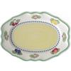 Villeroy & Boch French Garden Fleurence Piatto da Portata Ovale, 37 cm, Porcellana Premium, Bianco/Multicolore