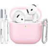 TNSNK Silicone per AirPods 4 Case Cover, A1-Pink