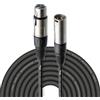 Stagg 10m, XLRf to XLRm Plug Microphone Cable, 10 m, Nero, per Personal Computer