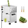 VEVOR Estrattore di Succo di Canna da Zucchero Commerciale, Macchina Elettrica per Spremitura di Canna da Zucchero da 800 W Capacità 300 kg/ora, 4 Rulli in Acciaio Inox, Estrattore di Succo