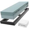 Sharp Pebble Pietra per affilare 2 Side Grit Whetstone 400/1000-Pietra per Affilare con Base in Gomma Antiscivolo, Pietra Appiattita & eBook