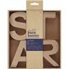 docrafts 3D Lettere, Carta, Brown, 2.16 x 17.899999999999999 x 25.51 cm