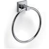 GEDY G-Pukhet, Porta Asciugamani ad Anello, Colore Cromo, Porta salviette in Acciaio Inox e Cromall, 2 Anni di Garanzia, Design R&S Gedy, Misure 17,3 x 15,6 x 4,8 cm