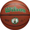 Wilson Pallone da Basket NBA Team Alliance, Con Superficie Pure Feel e Tecnologia Dual Depth, Con Maggiore Stabilità Aerea, Colore: Marrone, Taglia: 7