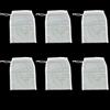 ALICEEDG Sacchetto filtrante per acquario, 6 sacchetti filtranti per acquario con coulisse, materiale filtrante per acquario 120 micron in maglia media per carbone attivo, sfere biologiche, sacchetto