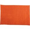 MSV Tappeto da bagno in ciniglia a pelo lungo, 50 x 80 cm, colore arancione