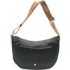 ALVIERO MARTINI 1a CLASSE Borsa a tracolla mezzaluna comoda, pratica e capiente. (0001 BLACK)