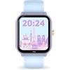 ICE-WATCH - ICE smart junior 2.0 Purple Soft blue - Orologio connesso da bambino viola con cinturino in silicone blu - 022801 (1,75 inch)
