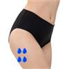 SliPss INCONTINENCE INNOVATION SliPss - Mutanda per l'Incontinenza Urinaria - Taglia L - Colore Nero - Vita Alta - Assorbenza Media fino a 300 ml - Equivalente a 1 Pannolino Usa e Getta -Lavabile e Riutilizzabile - Discreta - 1 Pz