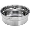 RÖSLE FLEXX 2GO - Contenitore rotondo per il pranzo in acciaio inox, adatto al microonde e al forno fino a 150 °C, lavabile in lavastoviglie, colore: Argento
