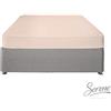 laqula Serene Easy Care - Lenzuolo con angoli, 32 cm, colore: Fard