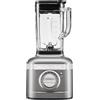 KitchenAid Blender K400 - Vasca in vetro da 1,4 L - Frullatore elettrico per smoothie - Robot da cucina multifunzione - 1200 W - 3 programmi preimpostati e 5 velocità - Argento medaglia