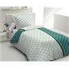 Home Linge Passion - Le Rainbow Parure copripiumino 100% cotone colori - verde, materiale - 100% cotone, misure - 140 x 200 cm