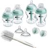 Tommee Tippee Starter kit anti-coliche avanzato per biberon, tettarelle simili al seno a flusso lento e unico sistema di ventilazione anti-coliche, misure miste