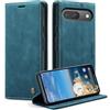 Monweicz Cover Compatibile con Google Pixel 9, Custodia Portafoglio con Slot per Scheda, Protezione Completa Premium in Pelle PU, Flip Libro Magnetica Google Pixel 9, Blu-verde
