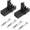 The Lord of the Tools 2 x 2 pin alto montaggio spina luce freno compatibile con VW, compatibile con Audi, compatibile con Skoda, compatibile con Seat 1J0973119