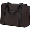 VASCHY Puffer Tote Bag,Borsa Donna Università Borsa Porta PC15 Pollici Borse Donna Lavoro/Viaggio/Shopping/Ufficio/Scuola Caffè