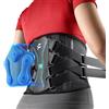 Fitomo Fascia Lombare Supporto Schiena, Cuscino di supporto 3D, Supporto Ergonomico e Stecche in Fibra di Carbonio per Lavoro, Sciatica, Postura
