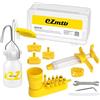CYCEARTH Bicicletta disco freno idraulico DOT olio minerale Bleed Kit Tools per Shimano, SRAM, AVID, TEKTRO, MAGURA, Tekro, Riparazione HS33 Serie MTB Road Bike Brake Strumento (Standard)