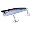 MiOYOOW Esche Pesca in Acqua Salata di Superficie, Esca Galleggiante Pesca Surf Ami Tripli con Occhi 3D per Bar, Trotta, Dorato, Scorfano