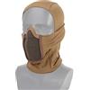 OAREA Attrezzatura tattica Traspirante Passamontagna Maschera a rete Maschera integrale Airsoft CS Caccia Ciclismo Cappuccio Scaldacollo