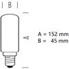 Bot Lighting S.r.l. Lampadina Tubolare a led 12w Luce Calda 2700k 1521lm e27 bot Lighting