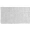 Brand Srl Tappetino Antiscivolo in pvc Mosaico Bianco 40x70