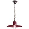 Ciciriello S.r.l Lampadario Sospensione in Ceramica Color Bordeaux 1xe27 Land Ondaluce