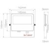 Beneito& Faure Lighting Sl Faro Proiettore a led 20w Switch Bianco sky Beneito