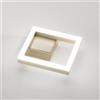 Fabas Luce S.p.a. Applique da Parete a led 11w Luce Calda 3000k 1080lm Color oro Opaco Serie Bard