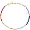 COAI Bracciale Chakra da Donna con Cristalli Naturali, Bracciale da Donna con Pietre Naturali dei 7 Chakra Bilanciamento Energetico