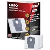 E-HAO 12 Sacchetti Aspirapolvere per Roborock Serie Q10/Q8/Q7/Q5/S8/S7/G10 | Parte di ricambio monouso da 3,5 litri, accessori di filtrazione a 4 strati, sacchetti con maniglia push-pull