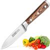 ZOLMER Coltello per Verdure Professionale con Manico Ergonomico in Legno Pakka