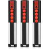 Lizoak 3Pezzi Telecomando Cancello Garage Sostituzione per Modelli 4013 TX02-434-4-XP, 4014 TX03-434-2,4022 TX03-434-2,Frequenza 434,42MHz,4 Canali,Facile Programmazione, Compatibile con Motori