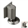 Penbinmall Fermaporta Magnetico Metallo, Ferma Porta Magnetico Adesivo Pavimento, Lega di Zinco, Door Stop Fermavento con Biadesivo e Viti,Montaggio a Pavimento,Per Porte Interne, Ufficio, Balcone (Grigio Scuro)